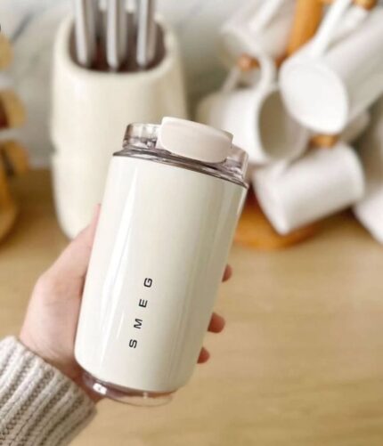 ماگ تراول سایز smeg رنگ ivory